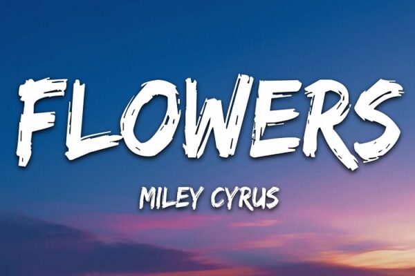 miley cyrus flowers lyrics